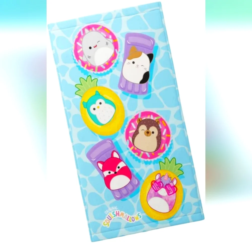 ⛱️ Kids Squishmallow Beach/Bath Towel by Kelly Toy ☆》BNIB《☆